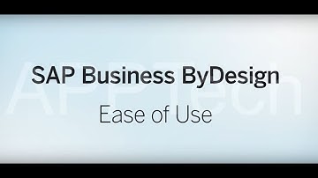 APPTech Demo: Customized User Experience with SAP Business ByDesign