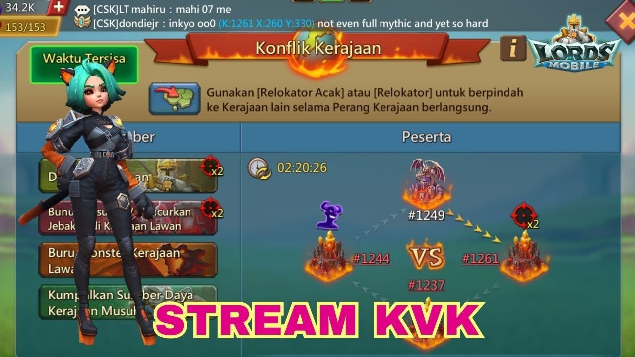 LIVE Lords Mobile - Stream KVK bro! - YouTube