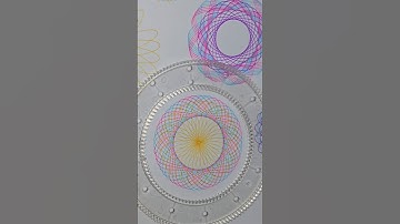 🌈 Colorful Spirograph Pattern #relax #satisfying #art #artreels #spirographasmr #asmr #shorts #viral
