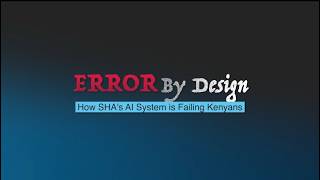 ERROR BY DESIGN: Premieres Sunday 3rd May | Africa Uncensored Documentary Trailer
