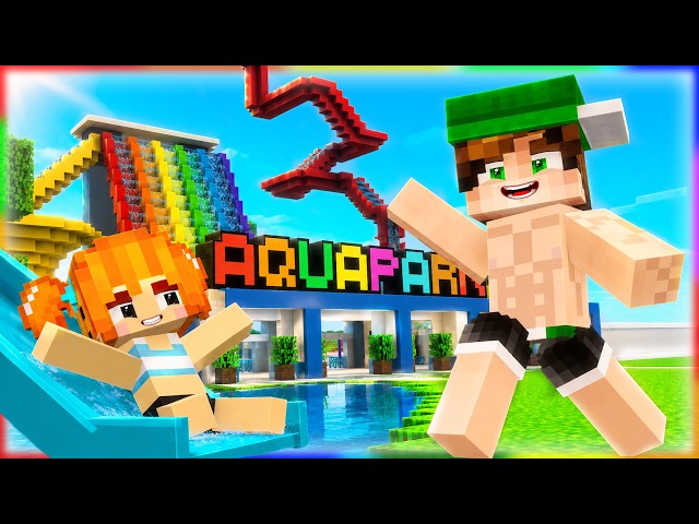 ŞEHRİMİZE SU PARKI İNŞA ETTİK! 🛝 - Minecraft