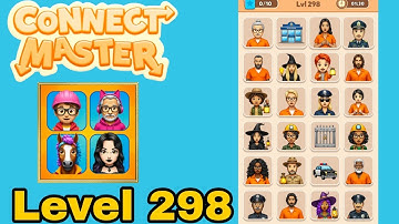 Connect master match puzzle level 298 solution walkthrough 