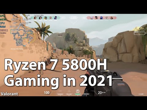 Gaming on AMD Ryzen 7 5800H Vega 8 in 2021 in 20 Games. Part 1