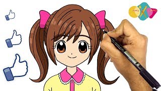 رسم نسمة من انمي كوكوتاما | كيف ترسم انمي نسمة من كرتون كوكوتاما خطوة بخطوة للمبتدئين