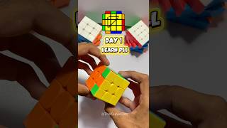 🧩 Learn PLL Day 1 🔥 Easy PLL Algorithm For Beginners #shorts