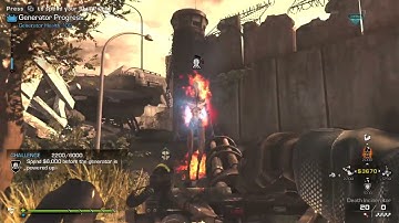 cod ghost extinction ancestor vs minigun