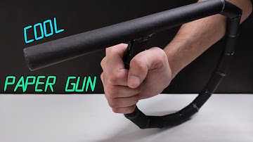 The Cleanest Paper Gun Design Ever! | Easy DIY Paper Craft Tutorial