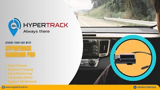 Hypertrack.in 4G Dual Channel Dashcam With Voice Monitoring