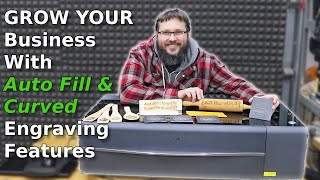 Grow Your Business With Auto Fill & Curved Engraving Features | xTool P2 55W CO2 laser