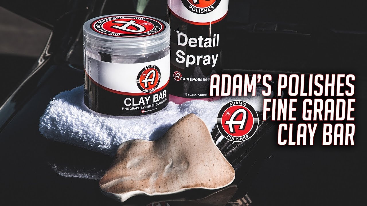 Adam's Polishes Fine Grade Clay Bar & Detail Spray Kit