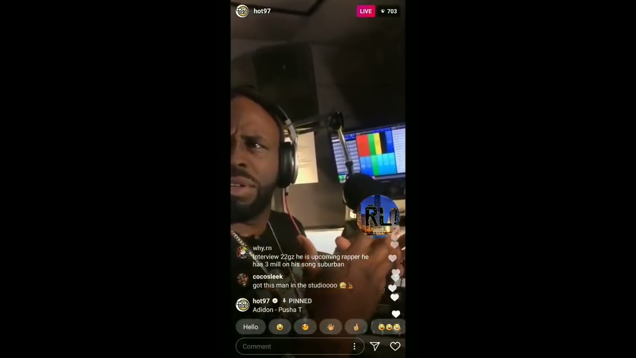 Funkmaster Flex Snaps on live playing Pusha T 'The story of Adidon' Drake Diss Record