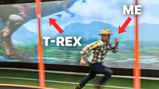 Perot Museum in Dallas - Am I FASTER than a T-REX?