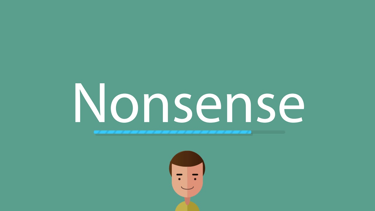 How to pronounce Nonsense