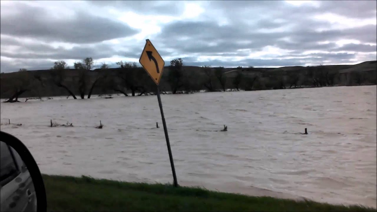 flooding on the Pine Ridge Reservation 2015 - YouTube