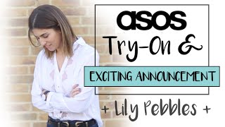 ASOS Try-On, Beauty Haul & Exciting Announcement! | AD | Lily Pebbles