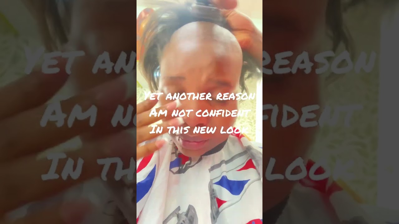What an emotional 😭 video I've decided to shave my head after the incident💔and guess what🤍💕
