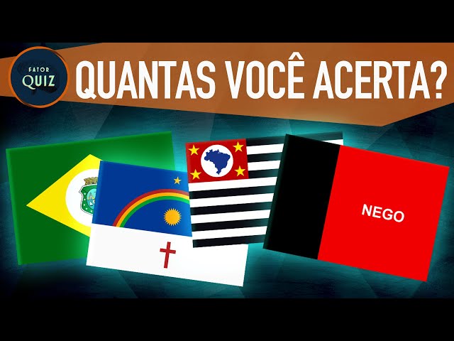 BANDEIRAS DOS ESTADOS BRASILEIROS (QUIZ)  A MAIORIA NÃO CONHECE TODAS! 