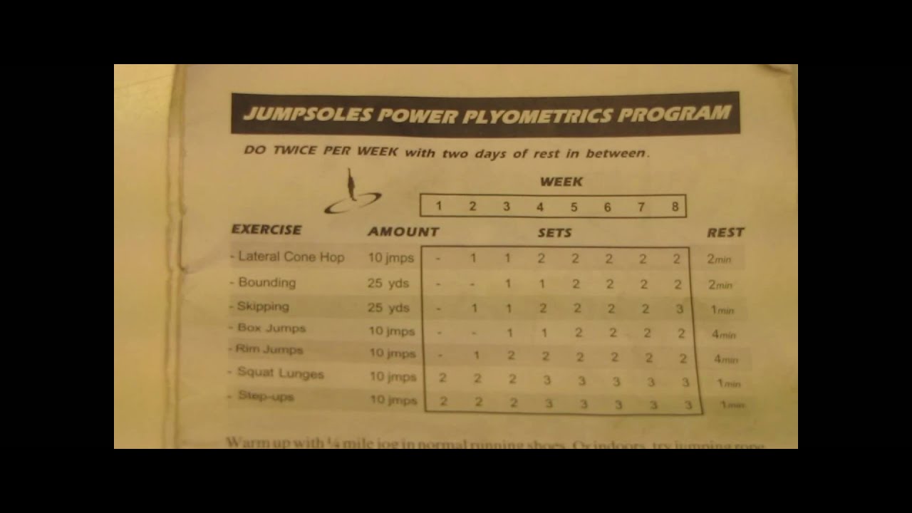 Jumpsoles Size Chart