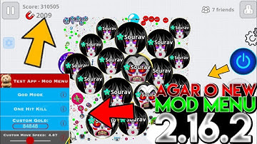 310k HIGH SCORE 😵+ OVER CROWDED LOBBY MODMENU 2.16.2 NEW MODS WITH X8 SPEEDER+ZOOM| (AGAR.IO MOBILE)