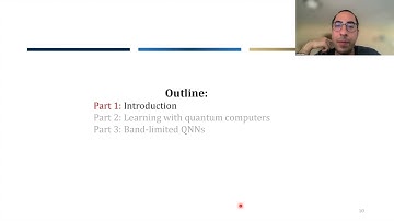 QuCS Lecture20:  Prof. Mohsen Heidari(IUB), Learning and Training in Quantum Environments