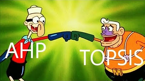 Bimbingan Online 1 : Perhitungan Manual AHP-TOPSIS menggunakan Excel