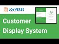 Customer display system in loyverse