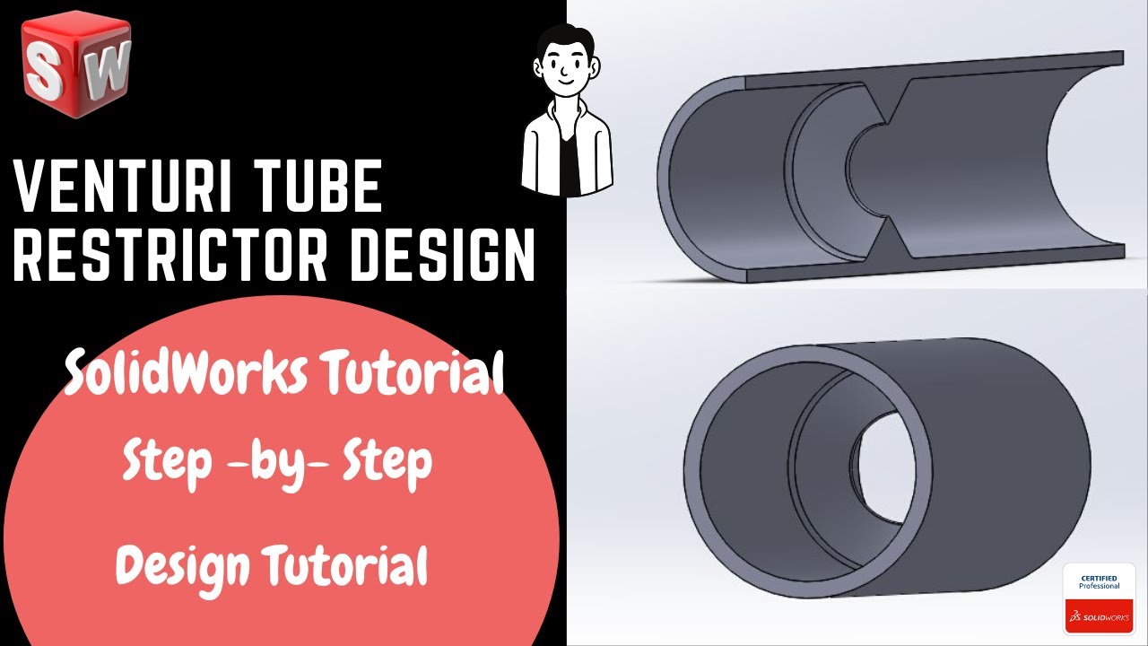 Learn SolidWorks Tutorial Venturi Tube Intake System Restrictor Design