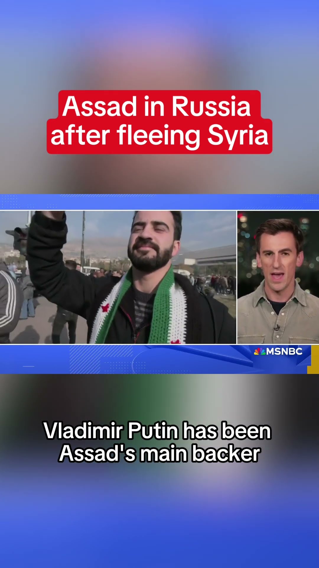 Assad in Russia after fleeing Syria