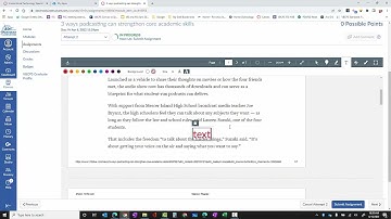 Canvas Student  annotate pdf