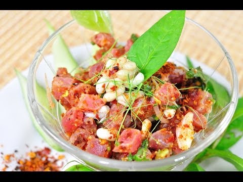 ก้อยปลาไข่มดแดง l Foodtravel