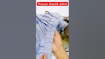 How to attach elastic easy way #shorts #shortfeed #shortvideo