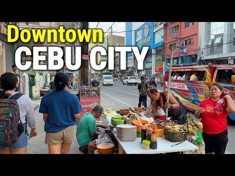 Downtown CEBU CITY - WALKING TOUR | Cebu Philippines