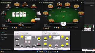 PokerBot GGPoker Cash 9max 2 Table NL5 screenshot 1