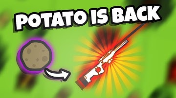 Surviv.io | Potato Mode | Potato Cannon + Sv, and more. ( I got m249 for no reason... )