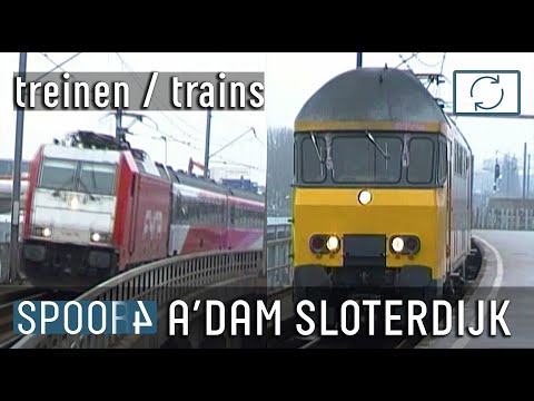 Treinen en Metro's in Amsterdam Sloterdijk - 27 februari 2012 | Spoor 4 CLASSICS