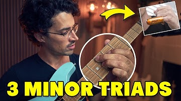 Learn the 3 MINOR Triad Shapes In Open E Tuning | Slide Guitar Lesson