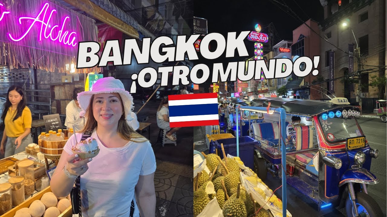 Así me recibe TAILANDIA | Primeras Impresiones ➕ Vida nocturna y Chinatown | Aranza Mendizabal