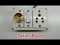 विद्युत उपकरण टेस्टिंग सीरीज बोर्ड वायरिंग|series board wiring connection|series connection