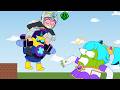 STARR NOVA BOLT Vs STARR PATROL SPIKE Brawl Stars Animation 