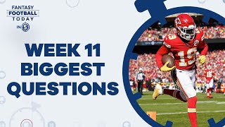 NFL Week 11 Fantasy: Trade Talk, Ranking Risers, Best Moves! (Fantasy Football Today in 5 Podcast)