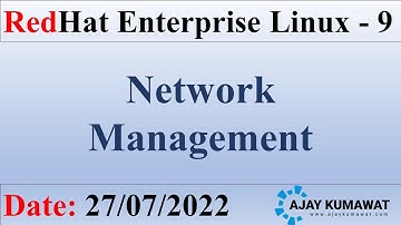 Network Management in Linux | RedHat Enterprise Linux 9 | RHCSA RHCE | RHEL9 | CentOS | Oracle