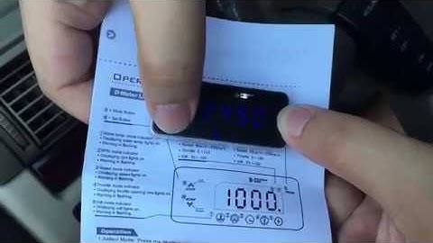 [功能]D-Meter 警示值設定教學