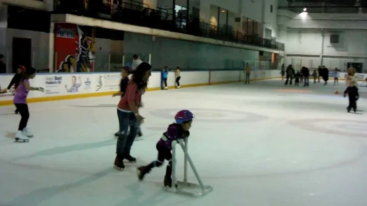 Miranda, Sutton, Irene and Tatiana Skating