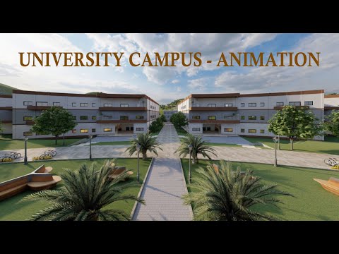 University Campus | 3D Animation | By Shaheer Architects