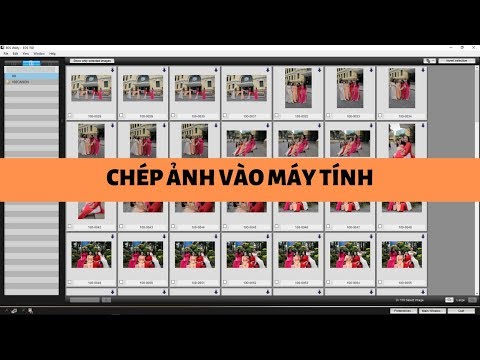 Chép ảnh từ máy ảnh Canon sang máy tính bằng EOS Utility