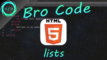 HTML list tutorial 📋 #5