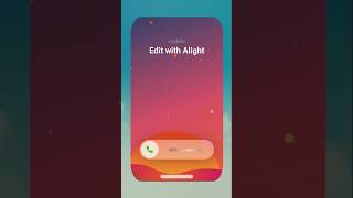 iPhone incoming call UI animation | Day 6✨ #alightmotion #reels #shortsfeed