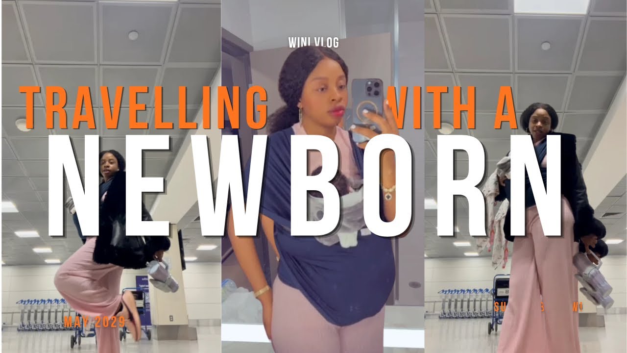 Traveling With a Newborn on a Long Flight ✈️👶 | Our First Family Travel Experience