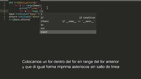 Triangulo con asteriscos - PYTHON