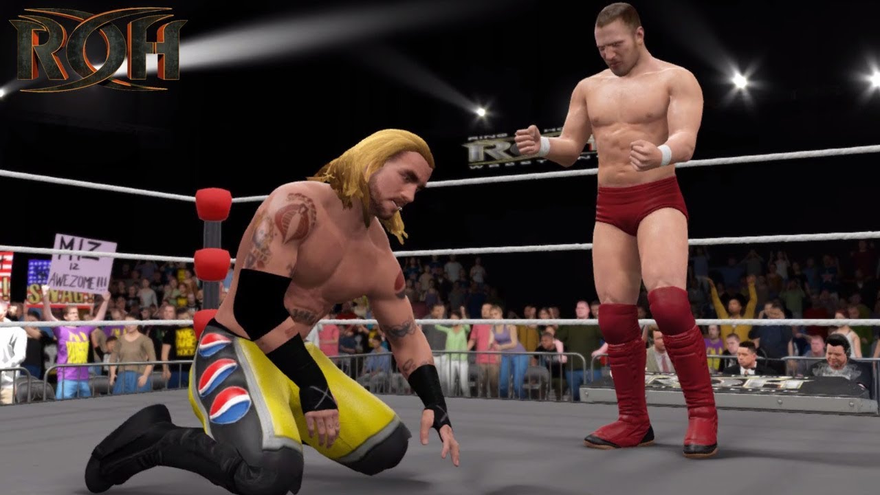 CM Punk Retro- Ring of Honor feat. Bryan Danielson - ROH Championship ...